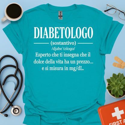 Maglietta Definizione Diabetologo
