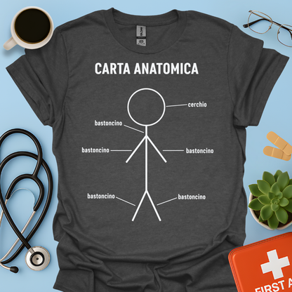 Carta Anatomica Maglietta