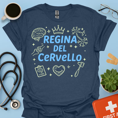 Regina del Cervello - Maglietta per Neurologa