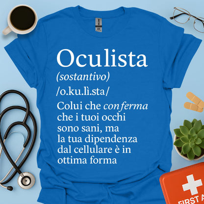 Definizione Oculista Maglietta