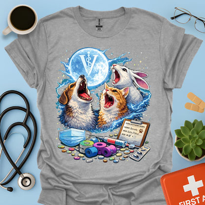 Maglietta Divertente per Veterinaria e Assistente