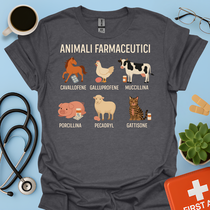 Animali Farmaceutici - Farmacista / Veterinaria Maglietta
