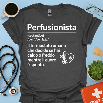 Maglietta Definizione Perfusionista