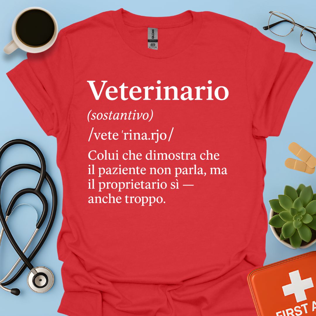 Definizione Veterinario Maglietta