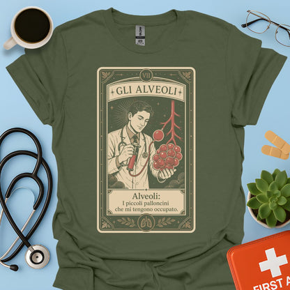 Maglietta Pneumologo – Gli Alveoli Carta dei Tarocchi
