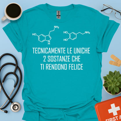 Maglietta Serotonina e Dopamina