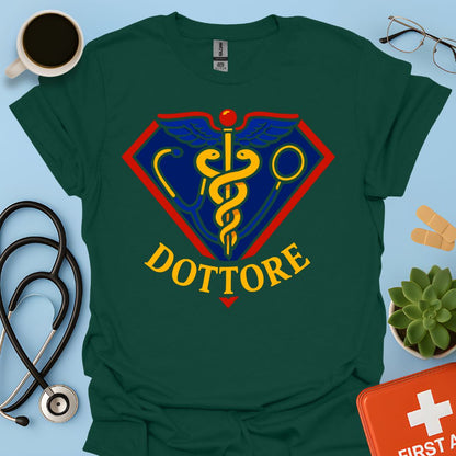 Regalo Divertente Super Dottore Medico Maglietta