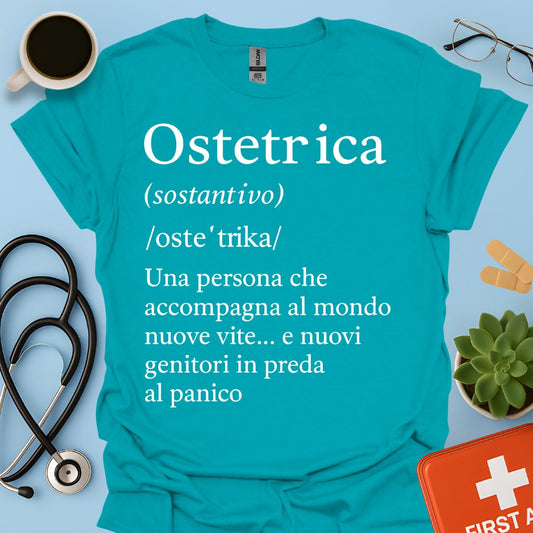 Definizione Ostetrica Maglietta