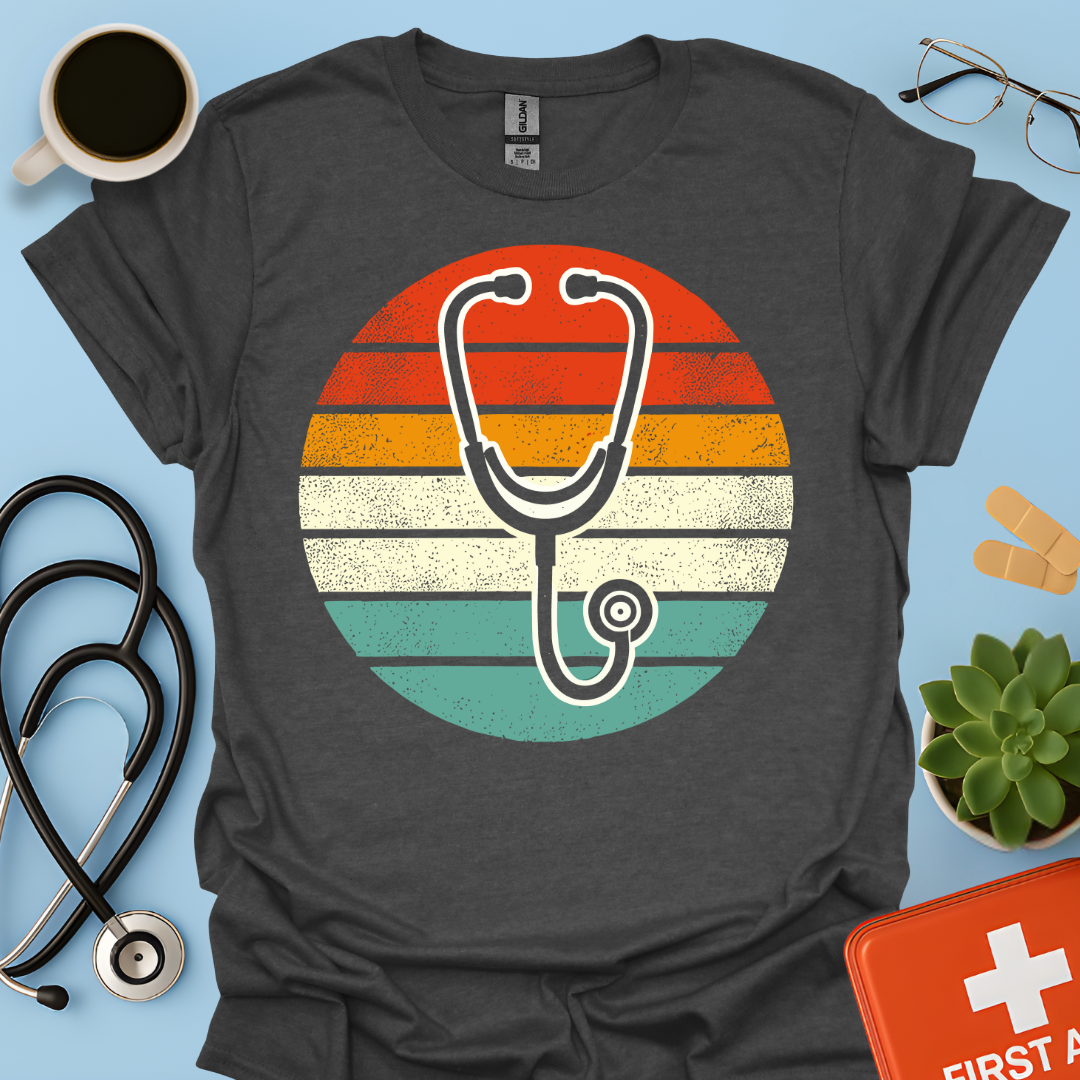 Stetoscopio Medico Dottore Maglietta