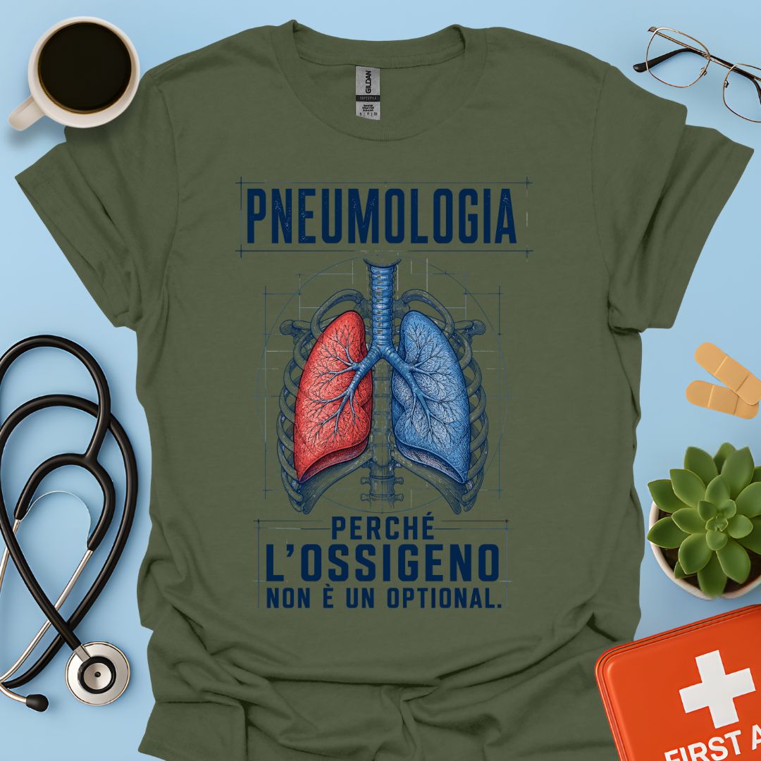 Maglietta Pneumologia – Perché l'Ossigeno Non È un Optional
