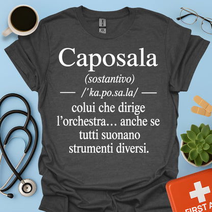 Maglietta Caposala – Dirige l'Orchestra – Regalo Coordinatore Infermieristico