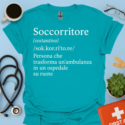 Definizione Soccorritore Ambulanza 118 Maglietta