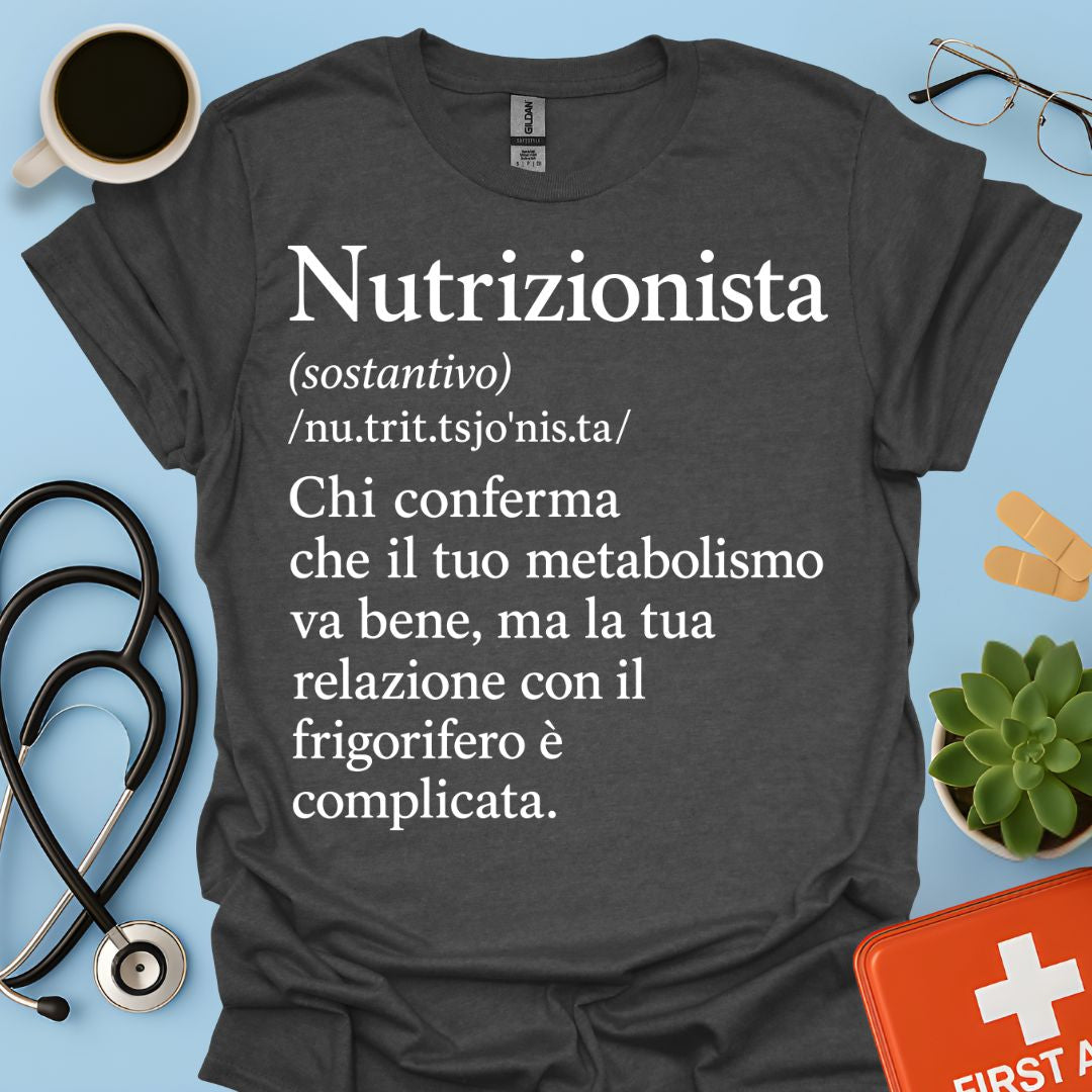 Maglietta Nutrizionista Divertente – Idea Regalo Biologa Nutrizionista
