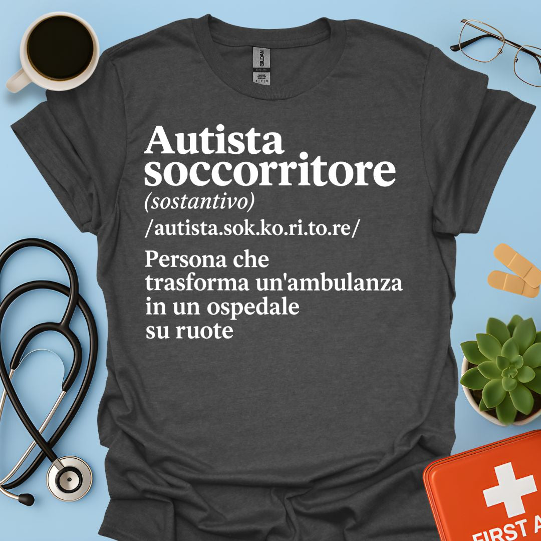 Maglietta Autista Soccorritore – Ambulanza Ospedale