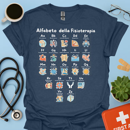 Maglietta Alfabeto Fisioterapia