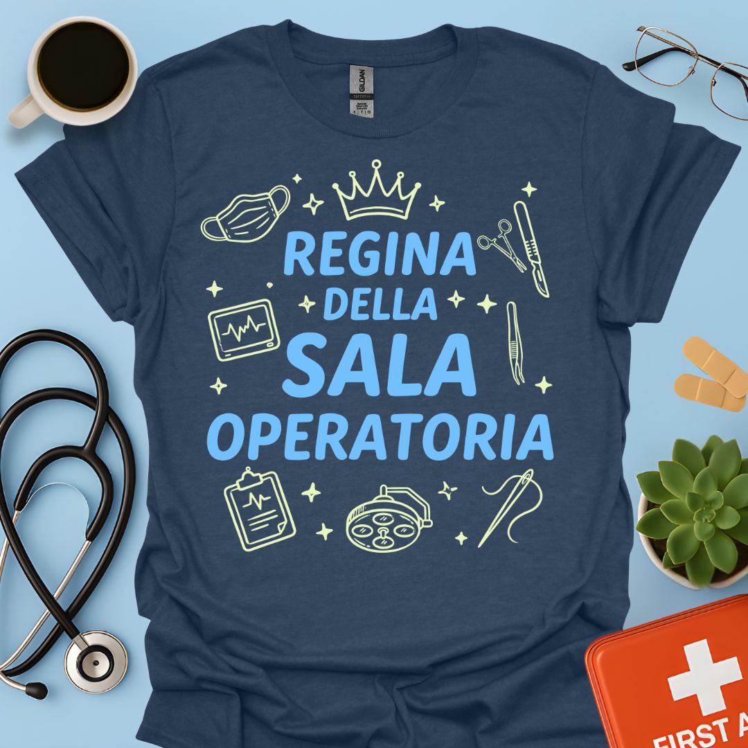 Regina della Sala Operatoria - Maglietta Infermiera e Chirurgo