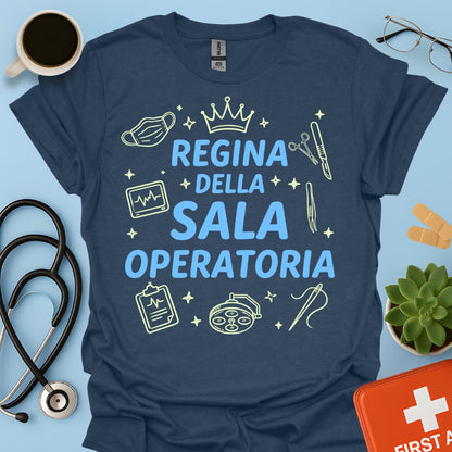 Regina della Sala Operatoria - Maglietta Infermiera e Chirurgo