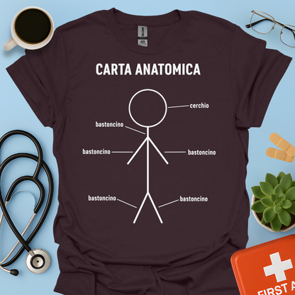 Carta Anatomica Maglietta