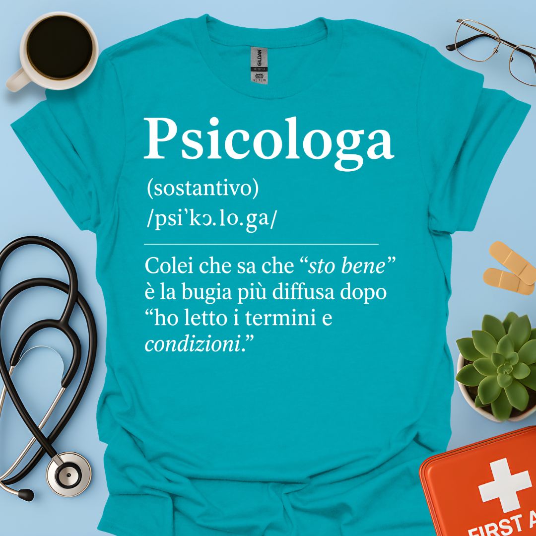 Definizione Psicologa Maglietta