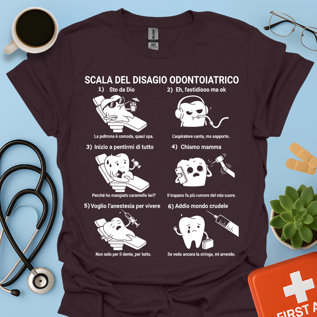 Maglietta Divertente per Dentista, ASO e Igienista