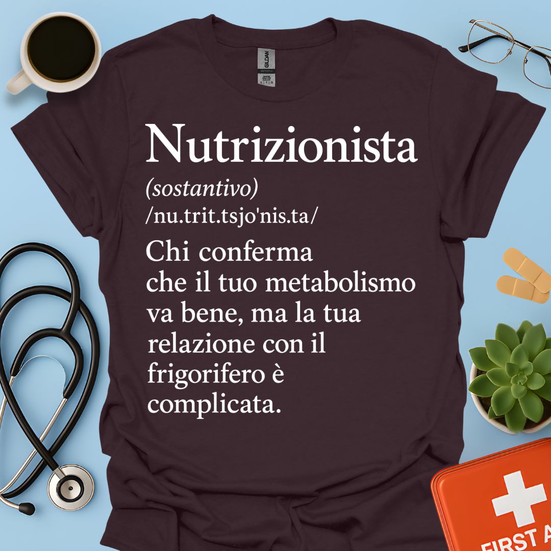 Maglietta Nutrizionista Divertente – Idea Regalo Biologa Nutrizionista