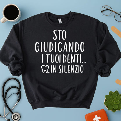 Felpa Divertente Dentista