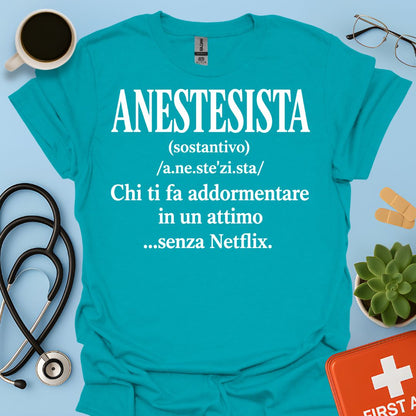 Maglietta Definizione di Anestesista
