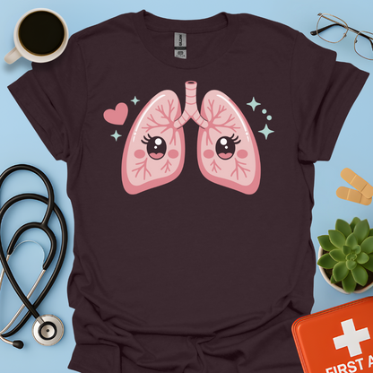 Disegno Dei Polmoni Carini - Medico Maglietta