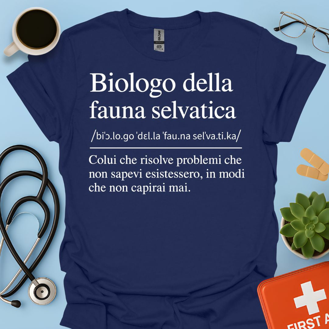 Maglietta Biologo Della Fauna Selvatica