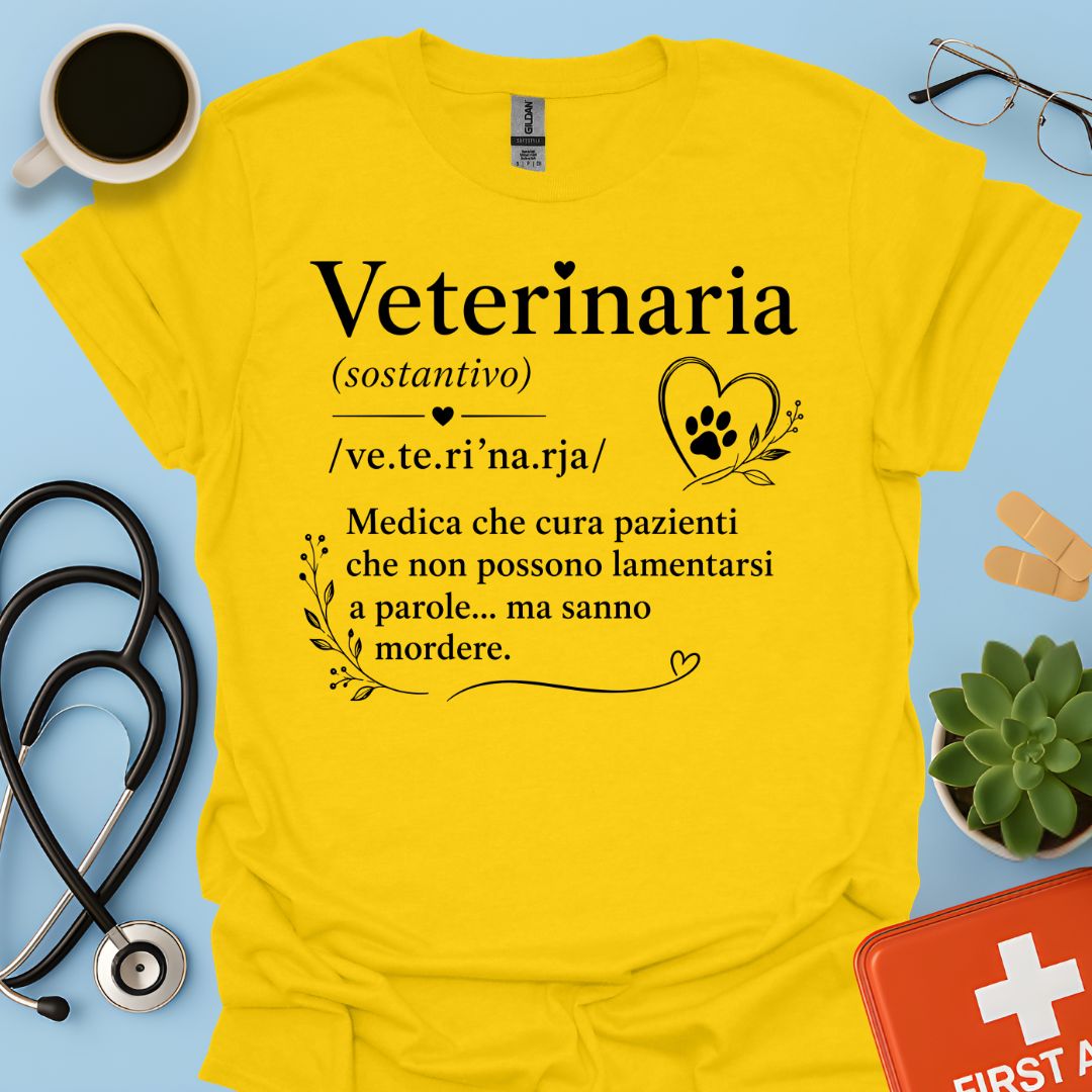 Maglietta Veterinaria: Definizione Divertente