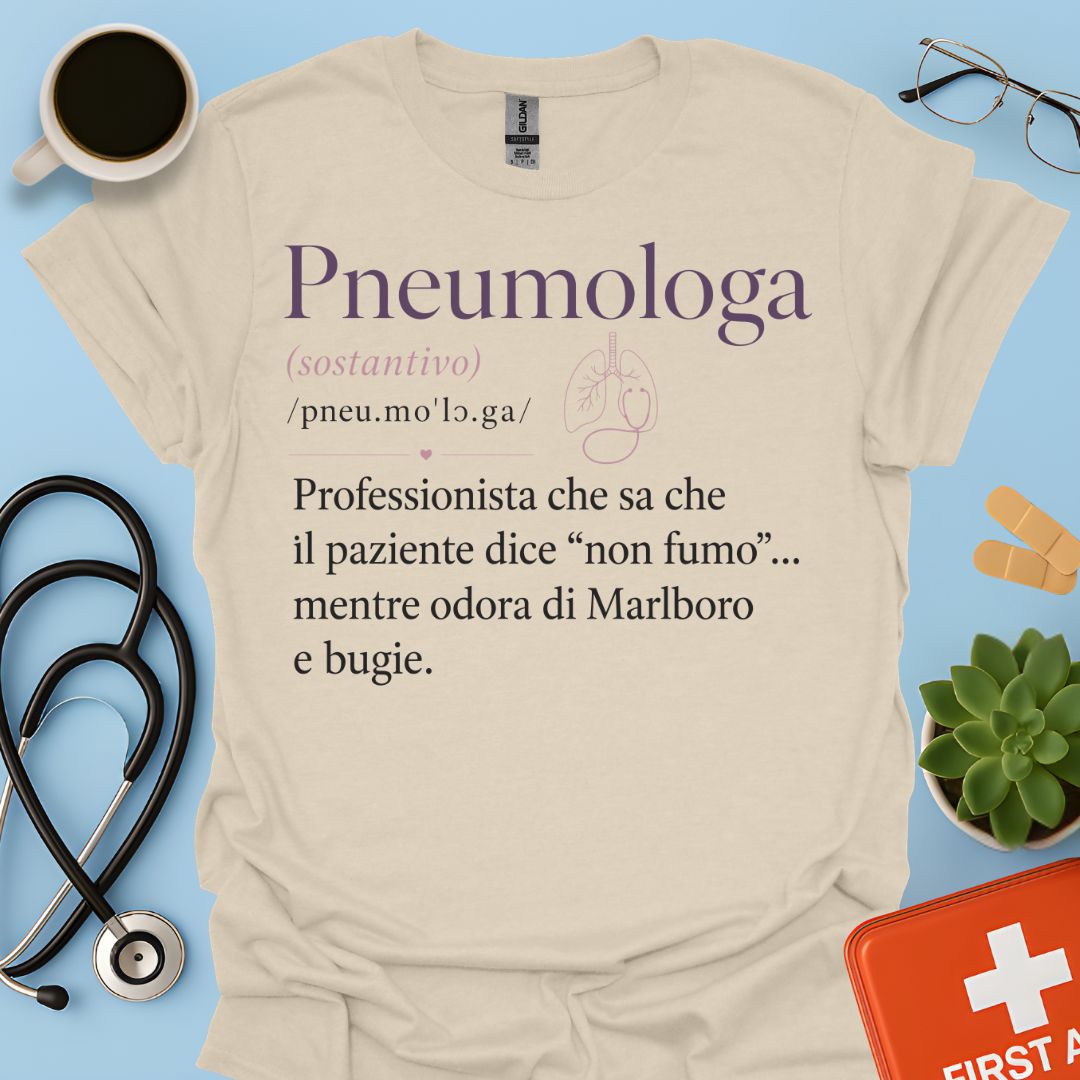 Maglietta Pneumologa Divertente – Regalo Pneumologia