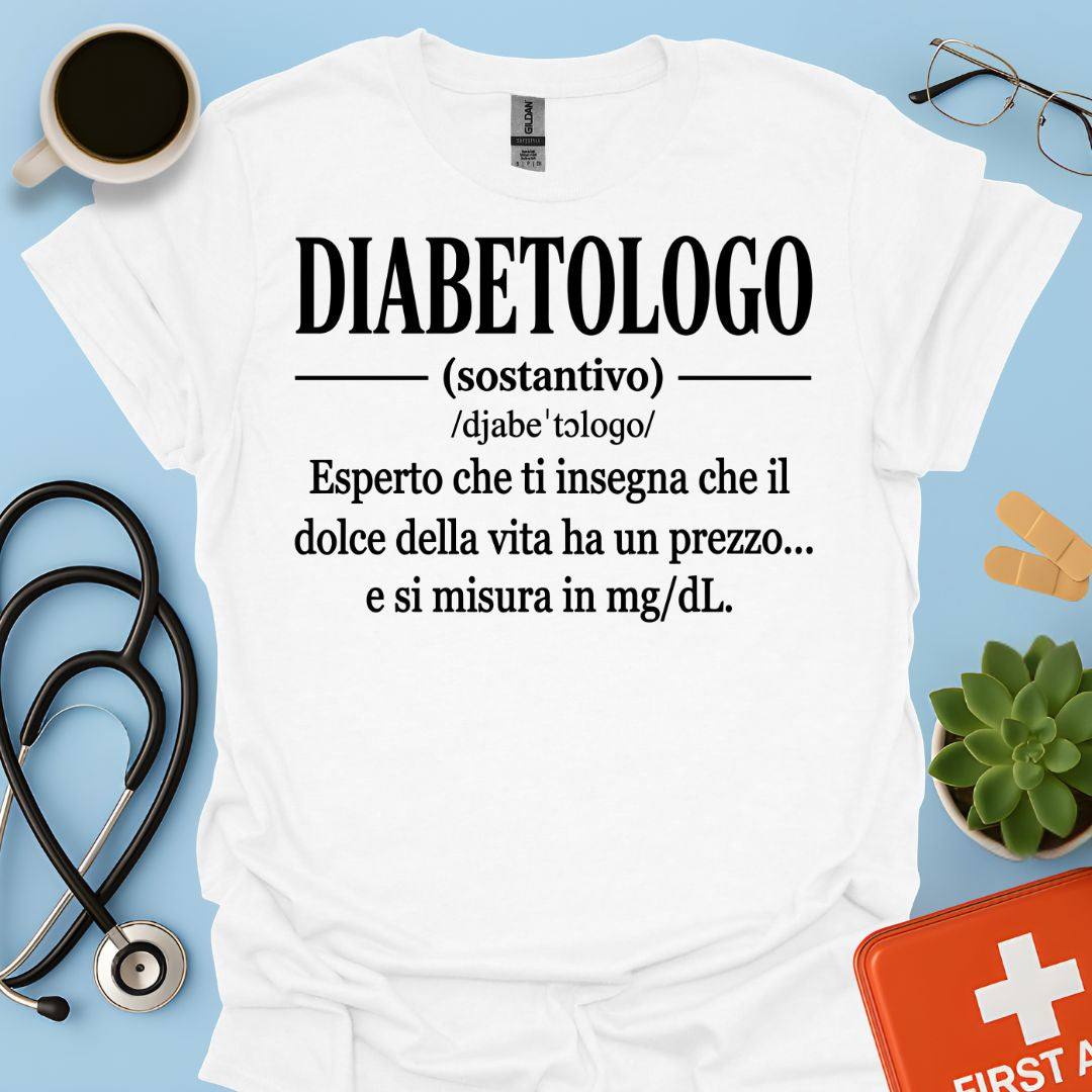 Maglietta Definizione Diabetologo