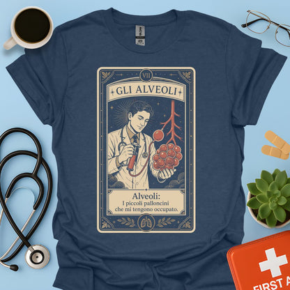 Maglietta Pneumologo – Gli Alveoli Carta dei Tarocchi