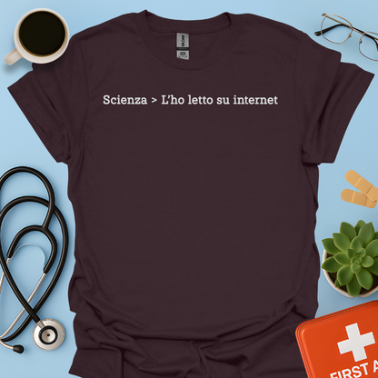 La scienza > L'ho letto su internet - Infermieri Medici Specializzandi Maglietta