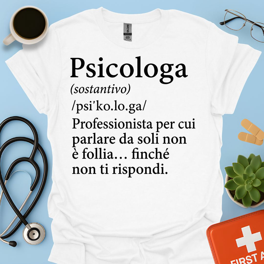 Maglietta Definizione Psicologa