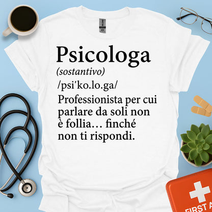 Maglietta Definizione Psicologa