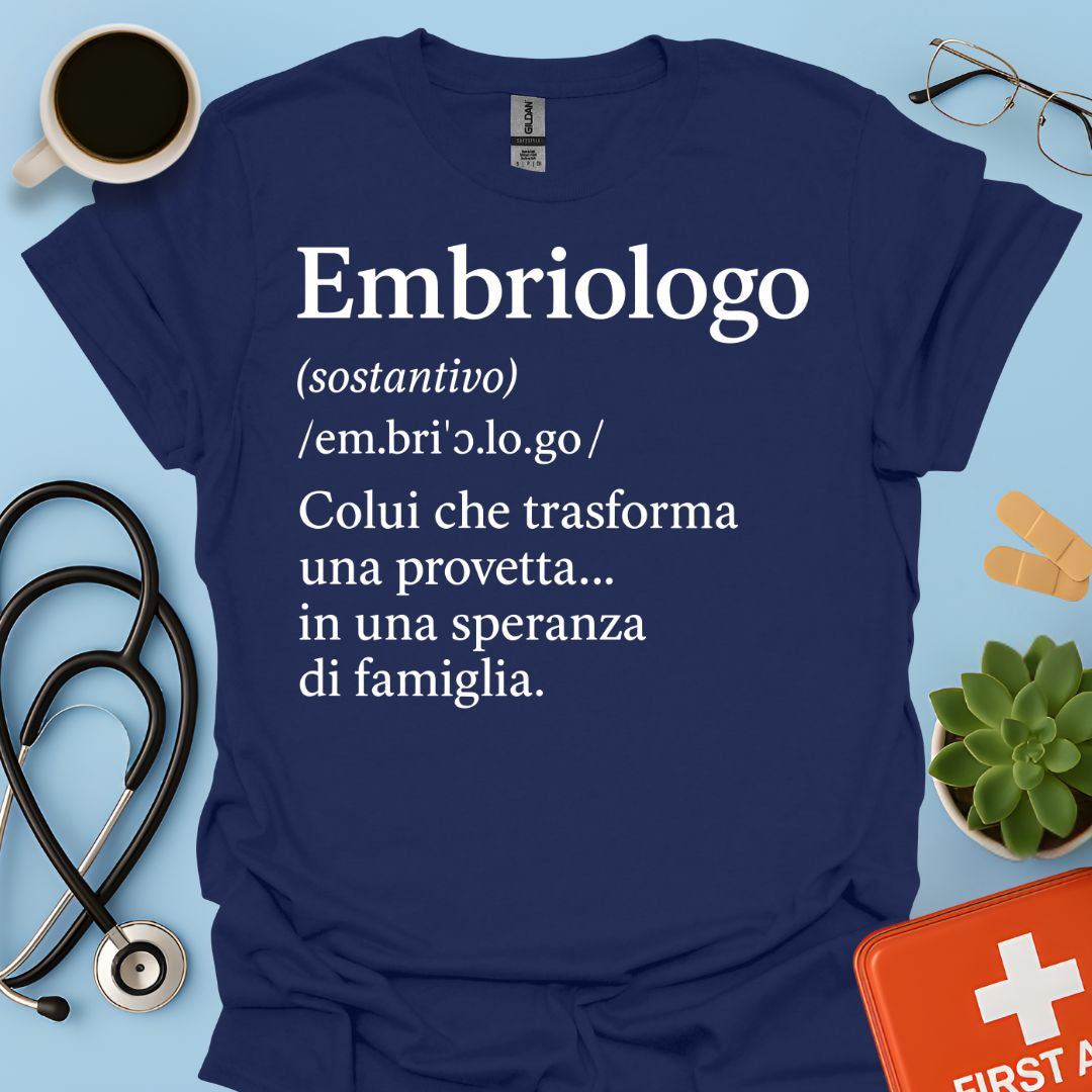 Maglietta Definizione Embriologo