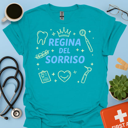 Regina del Sorriso - Maglietta per Dentista, Igienista e Odontoiatra