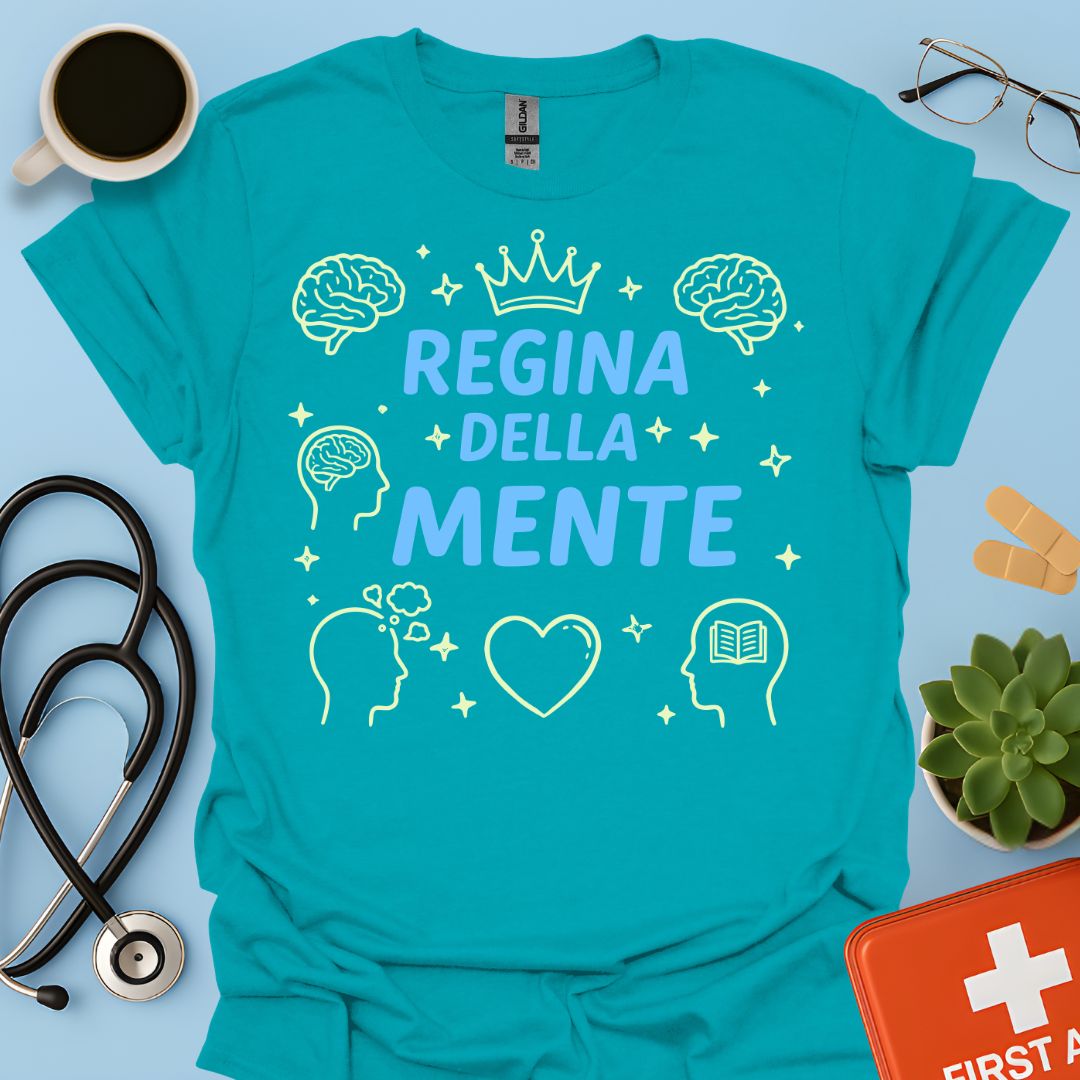 Regina della Mente - Maglietta Psicologa e Psichiatra