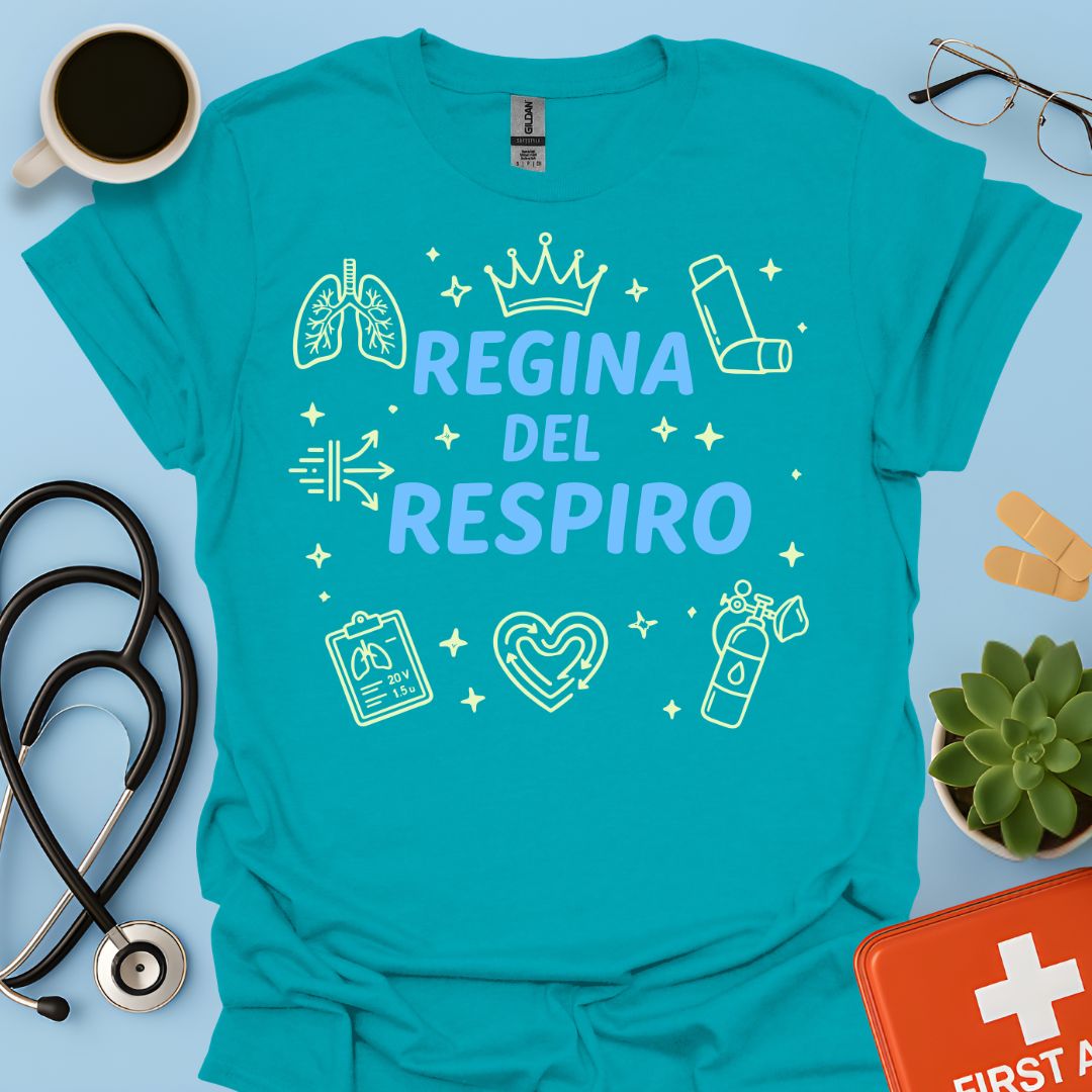 Regina del Respiro - Maglietta Pneumologia e Fisiopatologia Respiratoria