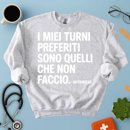Felpa Divertente Infermiera