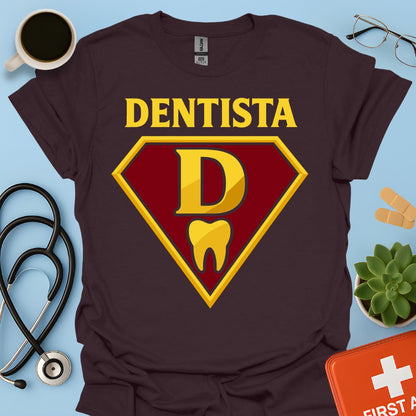 Dentista Supereroe – T-shirt Divertente Regalo Odontoiatra