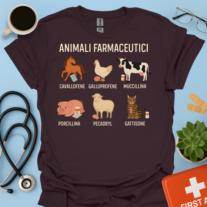 Animali Farmaceutici - Farmacista / Veterinaria Maglietta