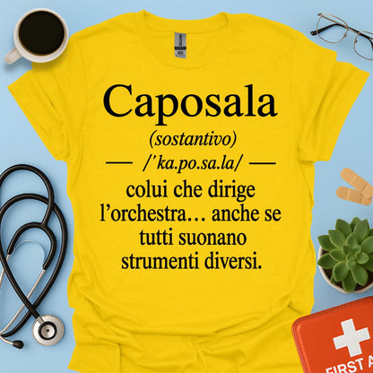 Maglietta Caposala – Dirige l'Orchestra – Regalo Coordinatore Infermieristico
