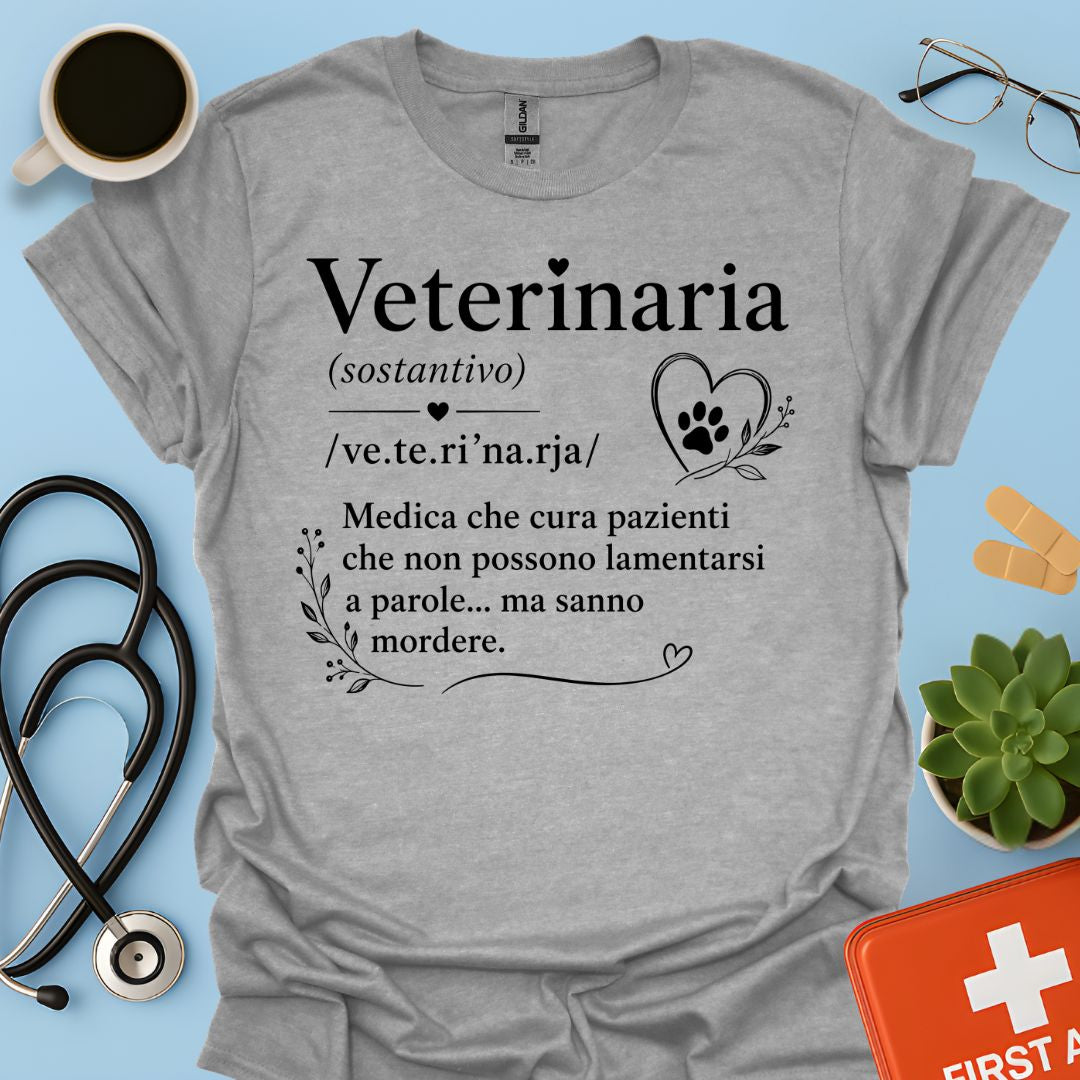 Maglietta Veterinaria: Definizione Divertente