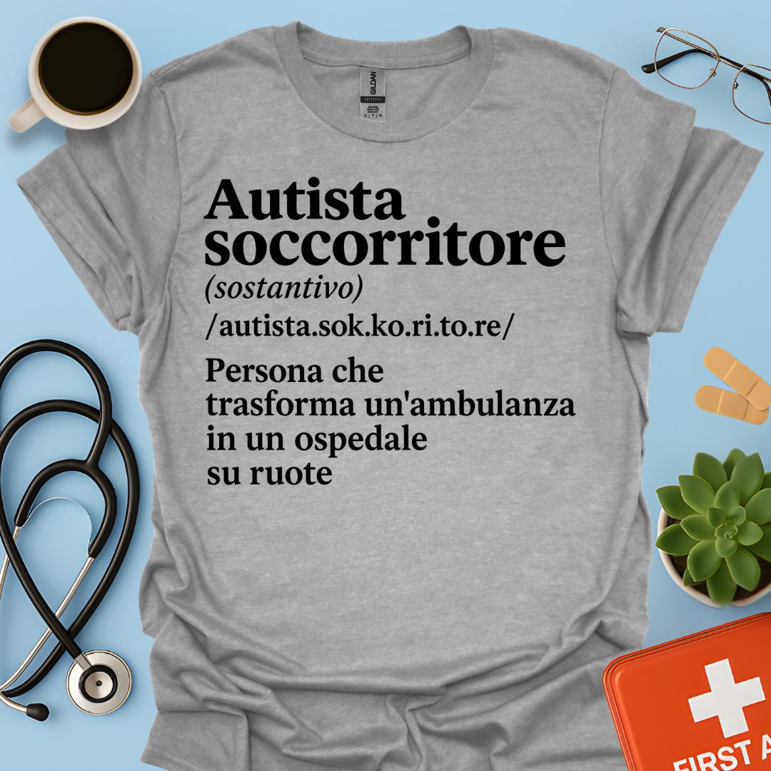 Maglietta Autista Soccorritore – Ambulanza Ospedale