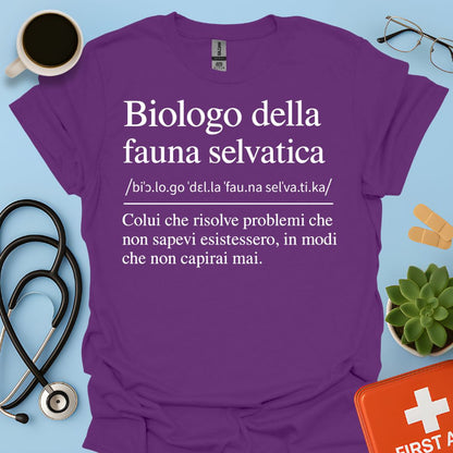 Maglietta Biologo Della Fauna Selvatica
