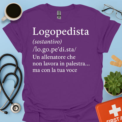 Definizione Logopedista Maglietta