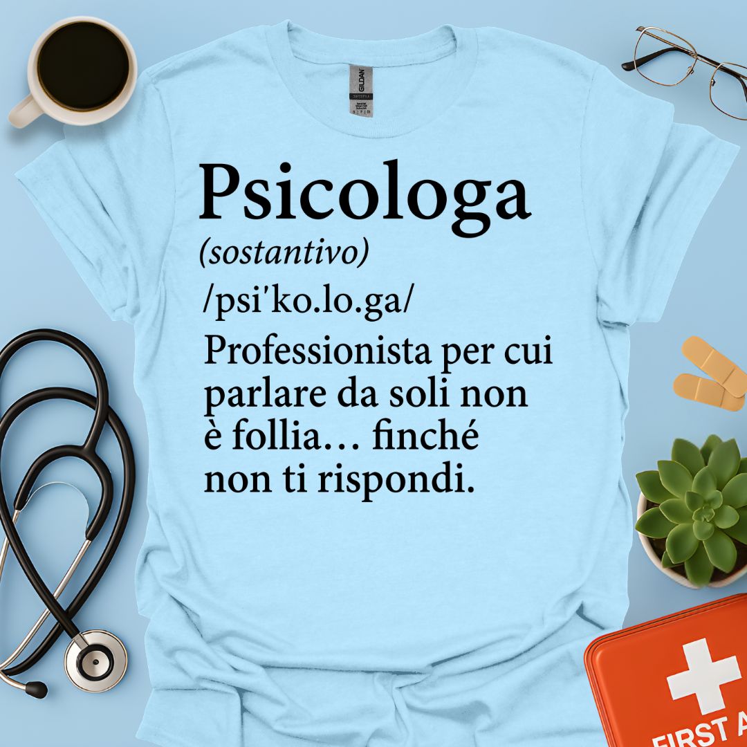 Maglietta Definizione Psicologa