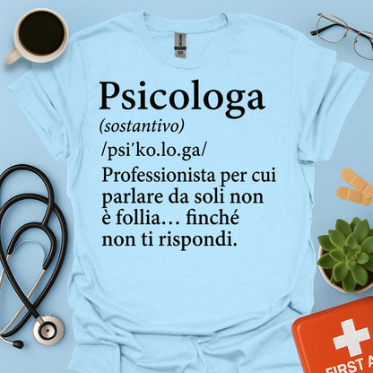 Maglietta Definizione Psicologa